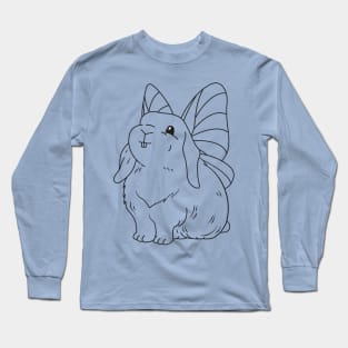 Fairy Bunny - Cute Illustration Long Sleeve T-Shirt